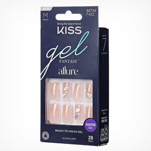 Kiss Gel Fantasy Allure Nails Medium length - Transformation